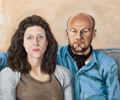 Painting: Portrait of Rebecca and Ian