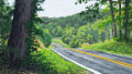Painting: Woods Road Near Cheviot